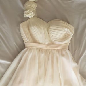 Chiffon Rose Sweetheart Dress